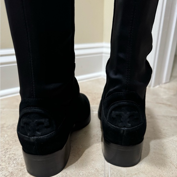 Tory Burch Shoes - Tory Burch Caitlin Over The Knee Stretch Boot. Women’s Size 8. Black, Suede.